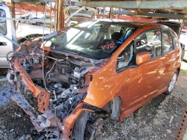 2009 HONDA FIT SPORT ORANGE 1.5L AT A16360